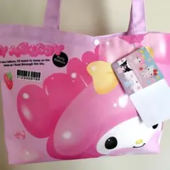 【未使用】サンリオ　マイメロディ　プラチナムザッカトートバッグ