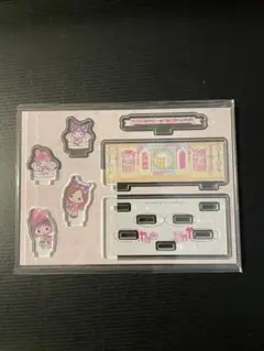 【新品未使用】キョコロヒー × マイメロディ&クロミ アクリルスタンド