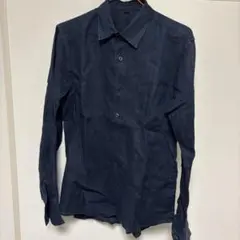 無印良品　 麻　長袖シャツ Lサイズ　クリーニング済