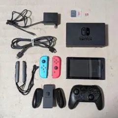 ニンテンドースイッチ Switch 本体 SDカード プロコン 付き