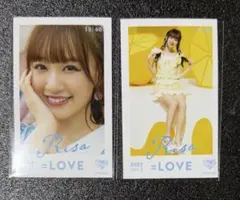 ＝LOVE イコラブ 音嶋莉沙 ミニフォト 2枚 まとめ売り