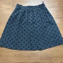 ROPÉ PICNIC ドット柄 フレアスカート サイズ40