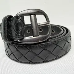 BOTTEGA VENETA ボッテガヴェネタ イントレチャート ベルト 黒 - メルカリ