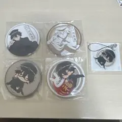 文スト 探偵社設立秘話 くじ 缶バッジ キーホルダー 江戸川乱歩 織田作之助