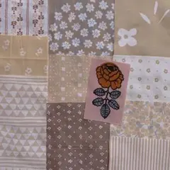 マリメッコ レア プケッティ ムイヤ ヴィンテージ ハギレセット ベージュ系