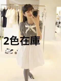 新品タグ付き◇ Bibiy LILY RIBBON CARDIGAN - メルカリ