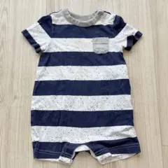 ◆美品◆baby GAP ストライプロンパース 6-12ヶ月　70