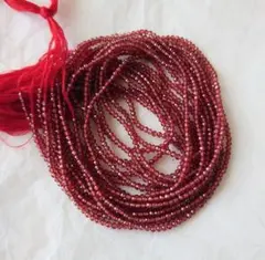 極小 モザンビークガーネット 一連