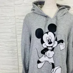 adidas アディダス　ミッキー　パーカー　グレー メンズ L ディズニー