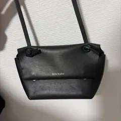 Acne Studios レザー ショルダーバッグ ブラックのサムネイル