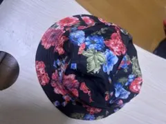 STAMPO フラワープリント バケットハット