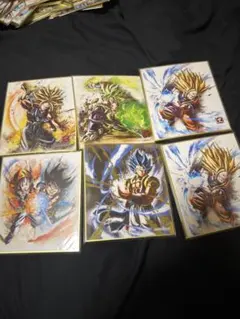 ドラゴンボール 色紙 6枚セット