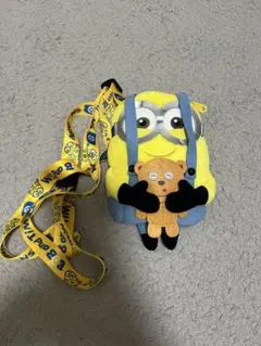 ミニオン ぬいぐるみポーチ クマ付き