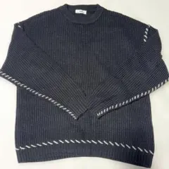 WEGO ブラック　M ニット・セーター