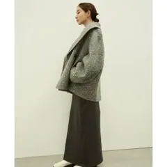 MINAMI TANAKA×CLANE STRAIGHT KNIT SKIRT