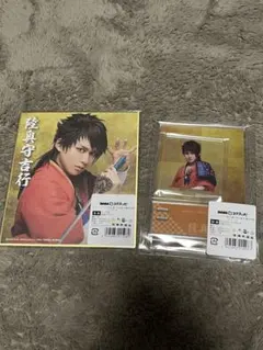 刀ミュ 陸奥守吉行 ポストカードスタンド ミニ色紙