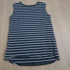 AMERICAN HOLIC ストライプ ノースリーブ Tシャツ M