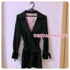 【美品】ROYAL PARTY シンプルハーフトレンチ