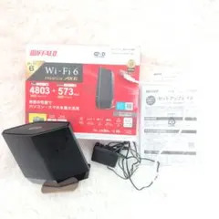 ジャンク】BUFFALO Wi-Fi6ルーター WSR-5400AX6/NMB - メルカリ