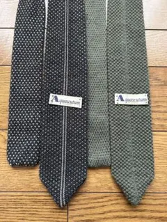 【美品】Aquascutum ウール100% ネクタイ 2本セットのサムネイル