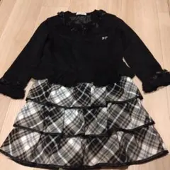 pom ponette フォーマルワンピースとジャケットのセットアップ