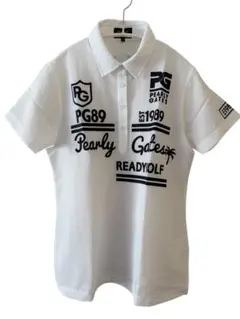 パーリーゲイツ PEARLYGATES レディース　半袖ポロシャツ 白 2