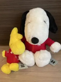 スヌーピー＆ウッドストック ぬいぐるみセット