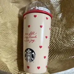 未使用　スタバ　バレンタイン2026カップシェイプ　ステンレスボトルハート
