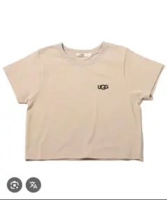UGG クロップド丈Tシャツ　ベージュのサムネイル