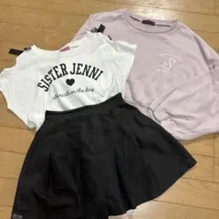 LovetoxicトレーナーSISTER JENNI Tシャツとスカートセット