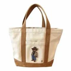 美品!!POLORALPHLAURENポロベア キャンバスハンドバッグのサムネイル