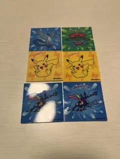ポケモン ステッカー 6枚セット
