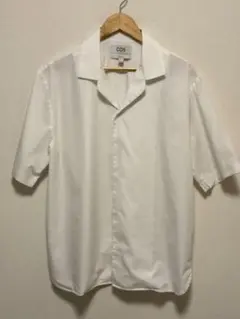 old gap White 開襟シャツ - メルカリ