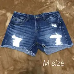 repipi armario ショートデニムダメージパンツ