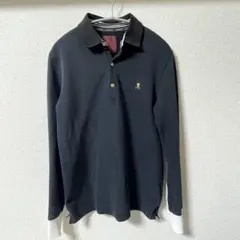 美品/希少】KENZO GOLF 長袖ポロシャツ 象刺繍 襟総柄 3/L相当 - メルカリ