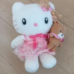 ハローキティ ぬいぐるみ ピンクドレス