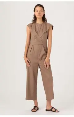 美品！！トゥモローランド　シルキーストレッチアシンメトリーオールインワンのサムネイル
