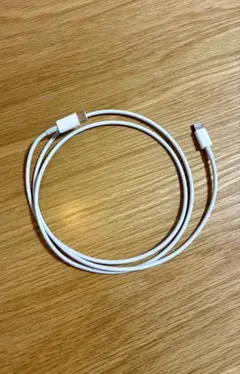 純正Apple Lightningケーブル ホワイト　 Type-C 1m