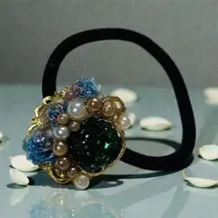 深翠の雫（しんすいのしずく）ヘアゴム