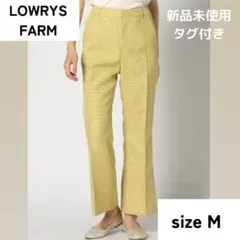 【LOWRYS FARM】ローリーズファーム ギンガムチェックフレアパンツ