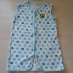水玉模様 ベビースリーパー ノースリーブ　西松屋