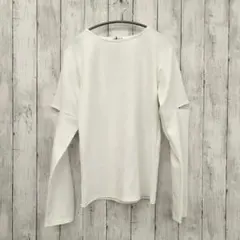 新品【 cheriella 】ジョーゼットカットアウトロンT ホワイト M