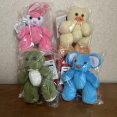 Teddyjojo マスコットぬいぐるみ　全4種　コンプリート　タグ付き未開封