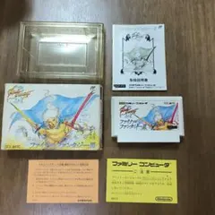 ファミコンソフト、ファイナルファンタジー3、箱、取説、有り