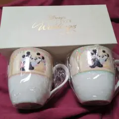 【新品】Disney Fairy Tale Weddings ペアカップ 2個
