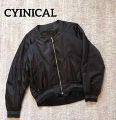 美品 CYINICAL シニカル　MA-1 ブルゾン ブラック