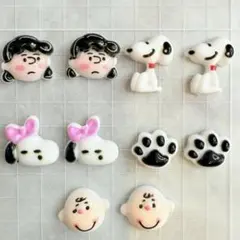 スヌーピーネイルパーツ30p