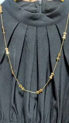 最終値下げ！未使用美品ケイトスペードロングネックレスリボンゴールド