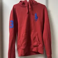 【ビックポニー】ラルフローレン　パーカー xsサイズ レッド