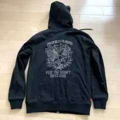 90's！FLIP THE SCRIPT フード付きジャケット　　ダック ジャケ